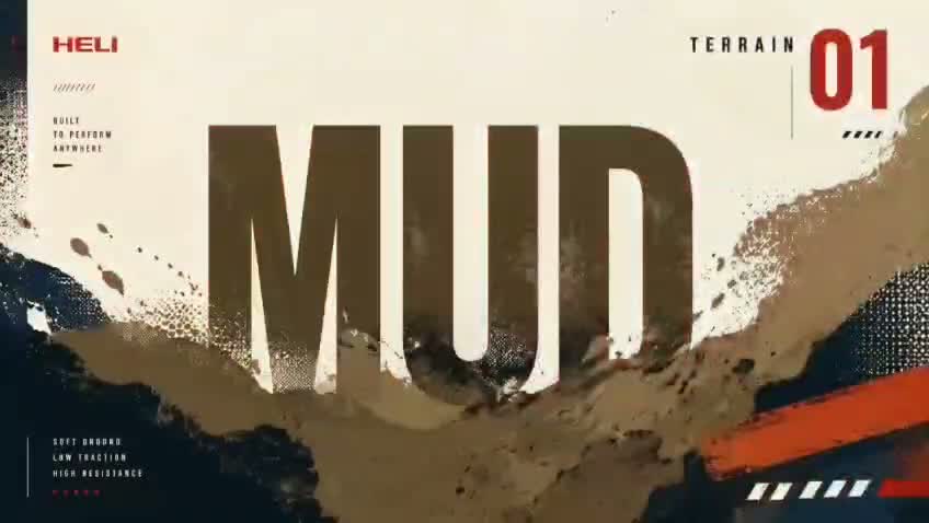 Conçu pour tout terrain : la boue